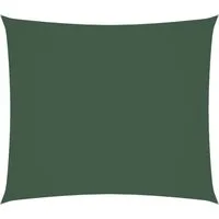 vidaXL Sonnensegel Sonnensegel Oxford-Gewebe Rechteckig 2x2,5 m Dunkelgrün, (1-tlg)