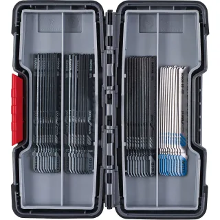Bosch Stichsägeblatt-Set Wood and Metal, 40-teilig, Einnockenschaft - 2607010904