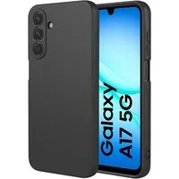 CoolGadget Handyhülle Black Series Handy Hülle für Samsung Galaxy A17 5G 6,7 Zoll, Edle Silikon Schlicht Robust Schutzhülle für Samsung A17 5G Hülle