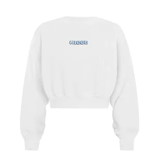 Nicce Anta Womens White Cropped Pullover