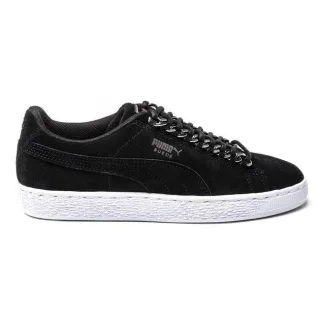 Puma Suede Classic x Chain Womens Schwarz Trainer