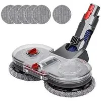 FELIXLEO Saugroboter Zubehör-Set Elektrischer Wischaufsatz für Dyson V15 V11 V10 V8 V7 mit Ersatzpads, (1-tlg)