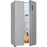 exquisit Side-by-Side SBS46-040E inoxlook, 177 cm hoch, 90 cm breit