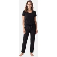 Schiesser Pyjama Mix & Relax (Set, 2 tlg) Schlafanzug - Atmungsaktiv - Set aus T-Shirt und langer Hose