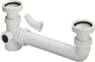 Viega Ablaufverbindung 794.1 in G2 x G2 x 80-285mm Kunststoff weiss 122539