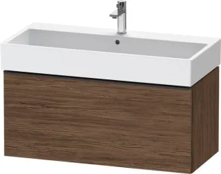 Duravit D-Neo Waschtischunterbau wandhängend Nussbaum dunkel Matt 984x442x440 mm - DE42740BD210000 DE42740BD210000