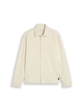 Denim Tom Tailor - Overshirt aus Baumwolle Gardenia White - Gr. - XXL