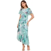 LIPSY Midikleid Lipsy Midikleid mit Bindegürtel, Print, Regular (1-tlg)