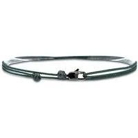Made by Nami Fußkette Dünnes Wickelfußband Strand Festival Surfer-Schmuck, Karabiner-Haken Verschluss 100% Wasserfest Verstellbar