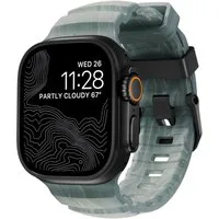 Nomad Smartwatch-Armband Rocky Point Band Black 46mm/49mm Sierra Stone