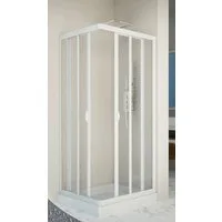 Forte Italy Eckdusche Vela, BxT: 75x75 cm, Kunststoff, variabler Verstellbereich, BxH: 75 x 75 cm