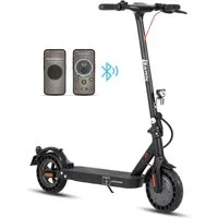 ZWHEEL E-Scooter mit Straßenzulassung 120kg, 10'' klappbarer E-Roller, 35-45km, 500 W, 20 km/h, (mit Schutzblechen, APP, 10'' pannensicherer Vollgummireifen), Elektroroller, klappbar, Stoßdämpfung, Doppels Bremssystem