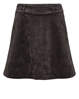 Nümph - NUCELISE MINI SKIRT asphalt - Gr. - 36