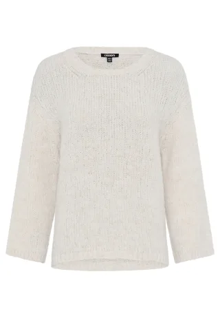 Olsen - Pullover Long Sleeves Almond Beige Mel. - Gr. - 34