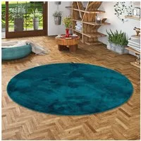Snapstyle Hochflor-Teppich, Rund, Höhe: 20 mm