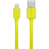 XtremeMac HQ Flat Lightning-Kabel 1m Gelb Smartphone-Kabel, USB Typ A, Apple Lightning, Lightning-Stecker Laden + Datenkabel für Apple iPhone, iPad und iPod
