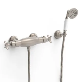 Tres Brausethermostat Aufputz Anti Kalk Messing Handbrause: Ø 78 mm , 24216409AC 24216409AC