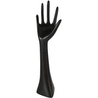 BOLTZE GRUPPE GmbH Schmuck Etagere Schmuckhand Schmuckhalter Hand Kunstharz schwarz H 34 cm Stückpreis
