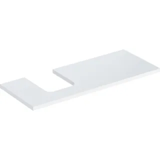 Geberit ONE Waschtisch-Platte, Ausschnitt links, für Aufsatzwaschtisch Schalenform 505295001