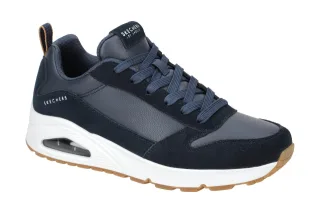 Skechers 52468 NVY UNO - STACRE Herren Sneaker blau navy Air Cooled Memory Foam
