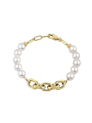 Zeeme Stainless Steel Armband Edelstahl/PVD gelb