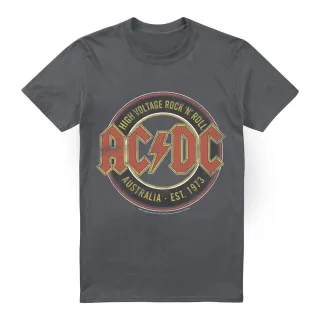 AC/DC - "Est. '73" T-Shirt für Herren (Holzkohle)