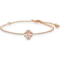 Swarovski Armreif Una Sparkling Dc Glücksklee, mit Swarovski® Kristall