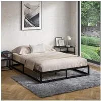 skølm Bettgestell Bragi inkl. Lattenrost (25 cm hoch), Metallbett 140x200 cm, auch verfügbar in 180x200