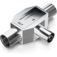 deleyCON deleyCON Radio Antennen Verteiler Zweitgeräte Splitter Kabel Adapter TV-Adapter