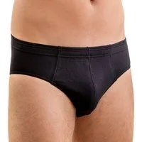 HERMKO Slip 3300 Bio-Baumwolle, Sport Slip ohne Eingriff, Dehnbund, hautnaher Schnitt