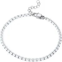 Firetti Fußkette Schmuck Geschenk Edelstahl Fußschmuck Venezianerkette Color