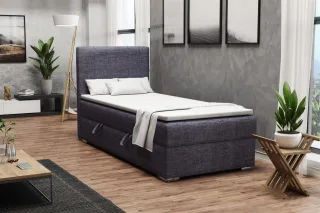 Boxspringbett Schlafzimmerbett DORIAN MINI 100x200cm inkl.Bettkasten