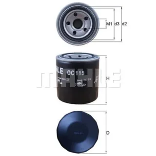 Mahle ?lfilter Hyundai Isuzu Kia Mitsubishi Opel Rover