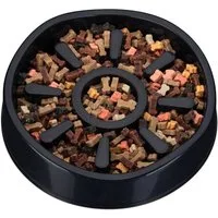 relaxdays Antischlingnapf Anti Schling Napf Hund, schwarz