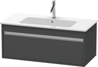 Duravit Ketho Waschtischunterbau wandhängend Graphit Matt 1000x475x410 mm - KT642004949 KT642004949