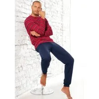 H.I.S Pyjama (2 tlg., 1 Stück) Schlafanzug mit garngefärbten Streifen