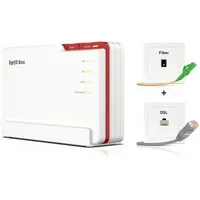 Fritz! FRITZ!Box 5690 Pro DSL-Router, für Glasfaser und DSL, mit Wi-Fi 7, Zigbee, weiß