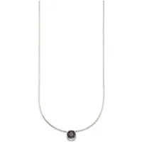 Bruno Banani Kette mit Anhänger Schmuck Geschenk Silber 925 Halsschmuck Halskette Schlangenkette Stein, mit Zirkonia (synth), Korund (synth) oder Spinell (synth)