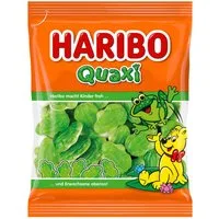 HARIBO Süßigkeit, Haribo Quaxi Fröschli Fruchtgummi Frösche mit Schaumzuckerboden 175g