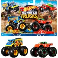 Hot Wheels Spielzeug-Monstertruck Monster Trucks Die-Cast 2er-Pack, (Set, 2-tlg), im Maßstab 1:64, Variante nicht wählbar