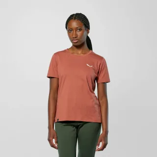 SALEWA - Eagle Vocab T-Shirt Damen - Rot (Gr.34)