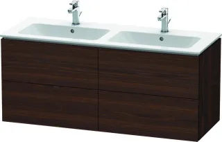 Duravit L-Cube Waschtischunterbau wandhängend Nussbaum gebürstet Matt 1290x481x550 mm - LC625906969 LC625906969