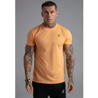 Siksilk T-Shirt SikSilk Herren Orange Muscle Fit T-Shirt