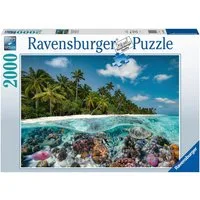 Ravensburger Puzzle Ein Tauchgang auf den Malediven, 2000 Puzzleteile, Made in Germany