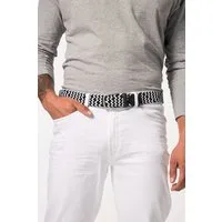 JP1880 Hüftgürtel Gürtel geflochten Stretch Metallic-Schließe
