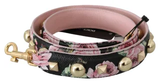 Dolce & Gabbana rose en cuir floral accessoire épaule