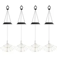 Salcar LED Solarleuchte LED Solarleuchte Außen Feuerwerk LED Solar Gartendeko 90 LED Warmweiß, 26cm Feuerwerk hängend Dämmerungssensor Spritzwassergeschützt