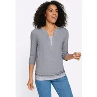 Sieh an! T-Shirt 2-in-1-Shirt 3/4-Arm