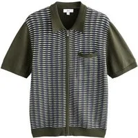 Next Polokragenpullover Regular Fit Kurzarm-Poloshirt aus Strick (1-tlg)