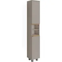 Vicco Hochschrank J-Shape, Cashmere/Artisan, 30.2 x 190 cm mit 2 Türen (1-St)